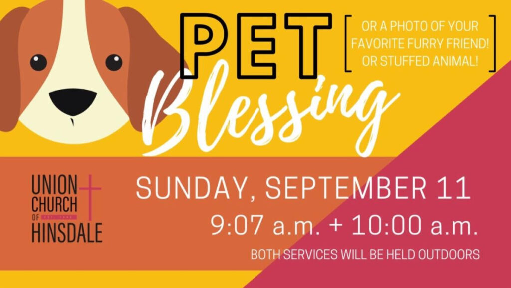 Blessing of Pets Union Church of Hinsdale