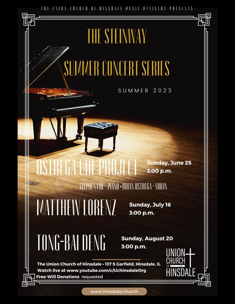 The Steinway Summer Concert Series Matthew Lorenz Union Church of